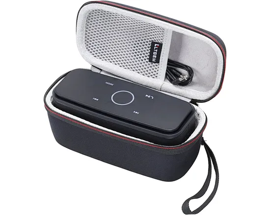 Hard EVA Material is Shockproof Dustproof and Waterproof to protect your SoundBox from impacts and splashes. Totally tailored for your DOSS Touch Bluetooth Speaker.